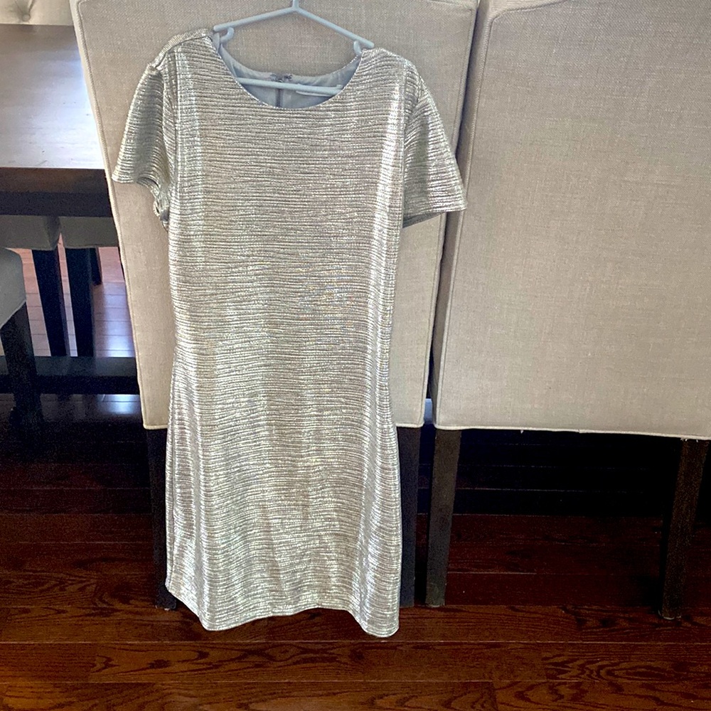 Alice and Olivia silver dress